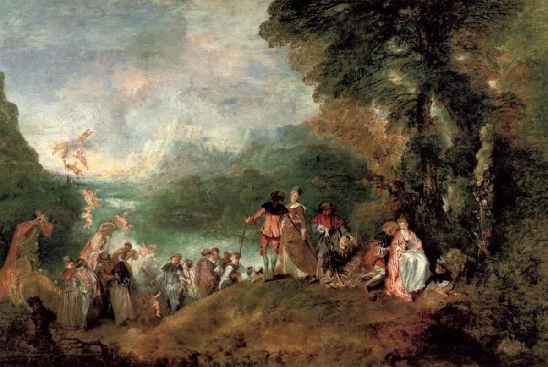 Pilgrimage to the island of cythera, Jean-Antoine Watteau